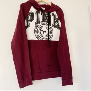 Victoria’s Secret  PINK MAROON SWEATSHIRT With HOOD